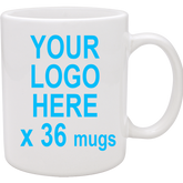 11oz Branded Mug x 36